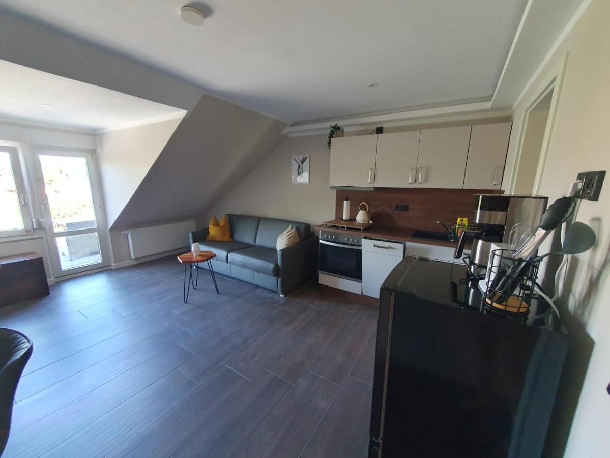 Neumuehler Hof- Ferienwohnung "Benjamin" Mit Grosser Privater Dachterasse Und Guter Anbindung In Die City Schwerin  Dış mekan fotoğraf