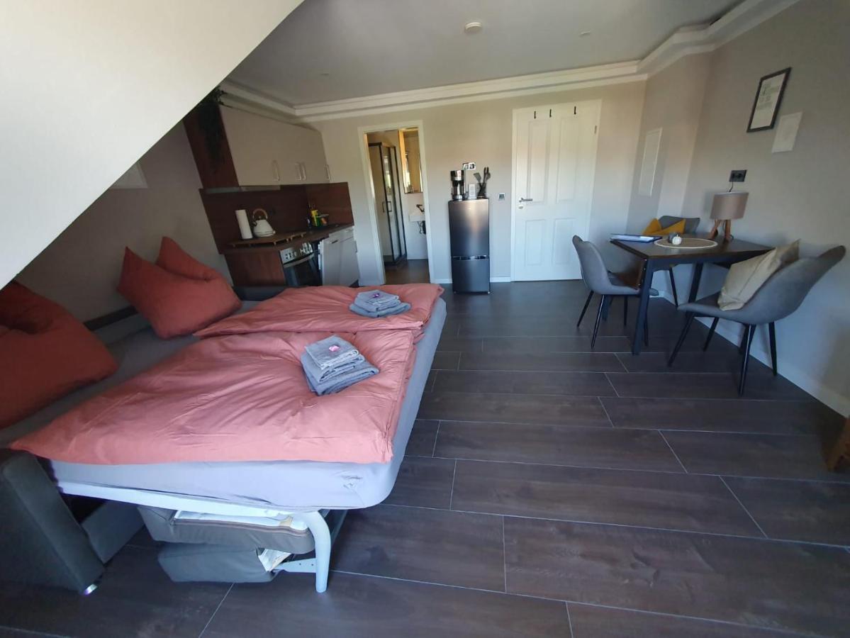Neumuehler Hof- Ferienwohnung "Benjamin" Mit Grosser Privater Dachterasse Und Guter Anbindung In Die City Schwerin  Dış mekan fotoğraf