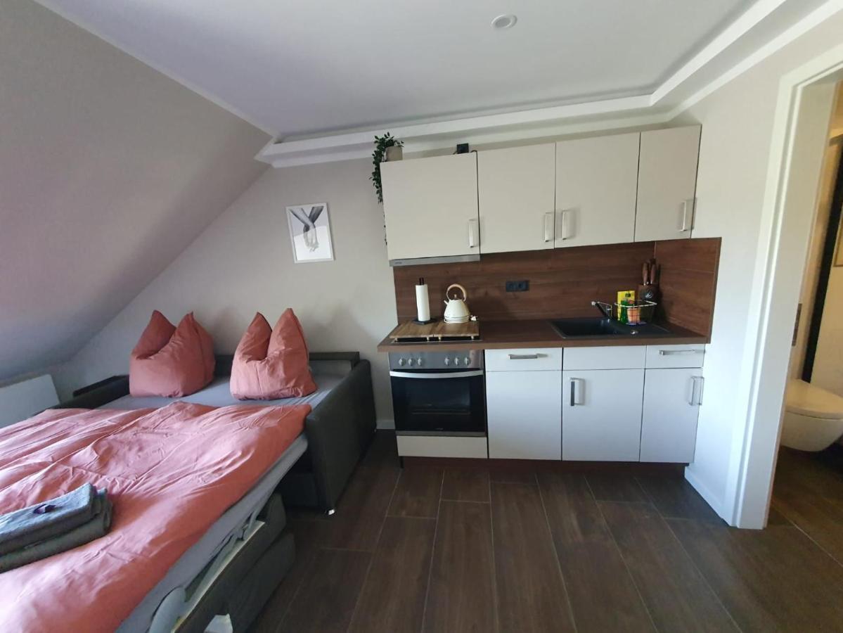 Neumuehler Hof- Ferienwohnung "Benjamin" Mit Grosser Privater Dachterasse Und Guter Anbindung In Die City Schwerin  Dış mekan fotoğraf